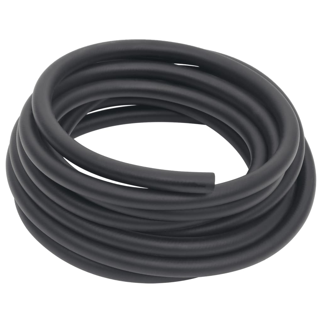 vidaXL Hybrydowy wąż pneumatyczny, czarny, 0,6", 5 m, guma i PVC