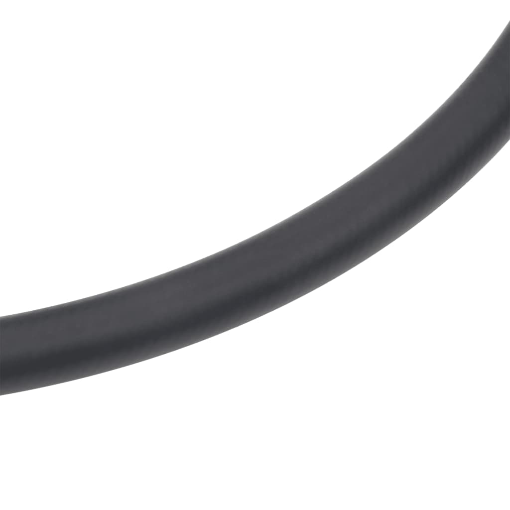 vidaXL Hybrydowy wąż pneumatyczny, czarny, 0,6", 5 m, guma i PVC