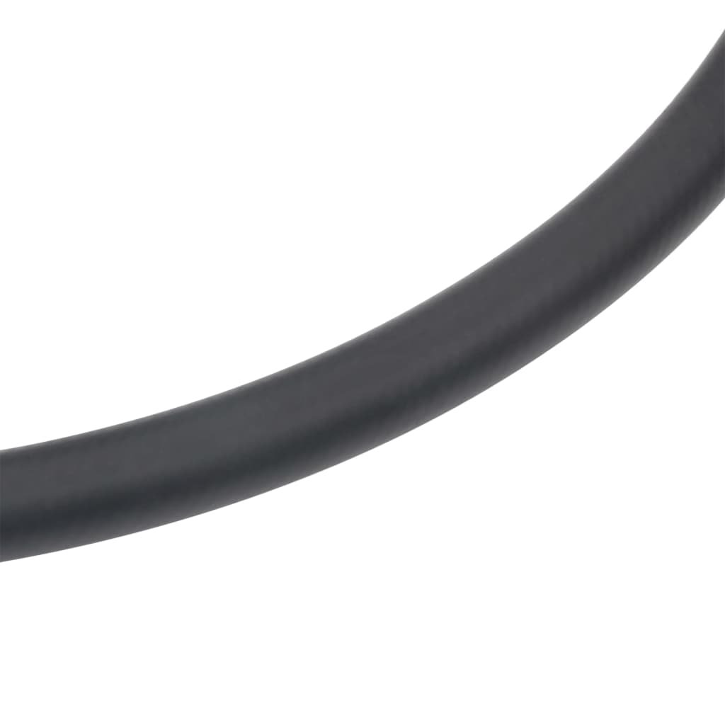 vidaXL Hybrydowy wąż pneumatyczny, czarny, 0,6", 10 m, guma i PVC