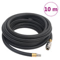 vidaXL Hybrydowy wąż pneumatyczny, czarny, 0,6", 10 m, guma i PVC