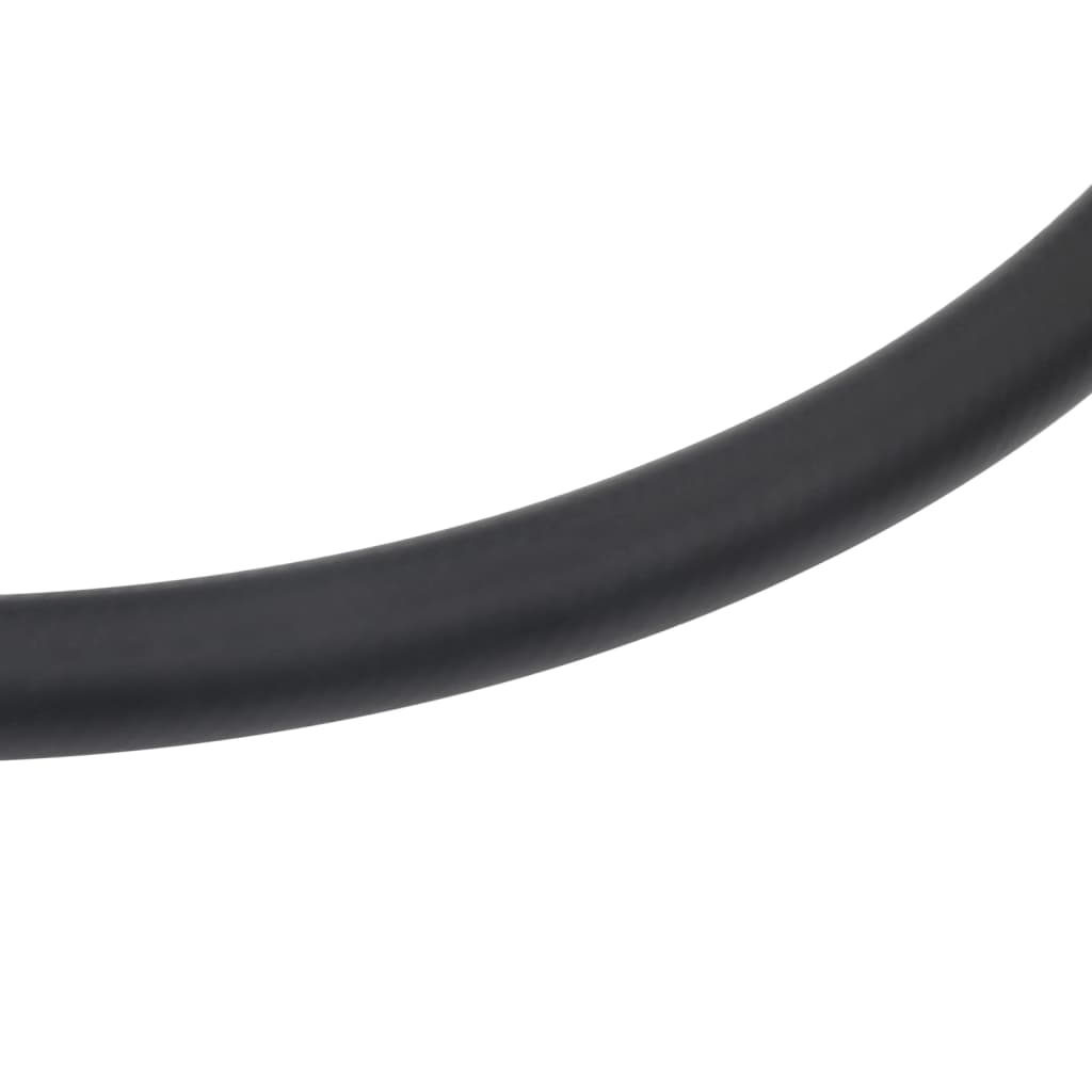 vidaXL Hybrydowy wąż pneumatyczny, czarny, 0,6", 50 m, guma i PVC