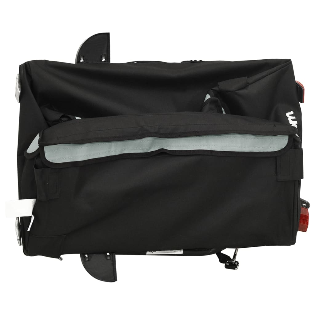vidaXL Przyczepka rowerowa, czarno-szara, 30 kg, żelazo