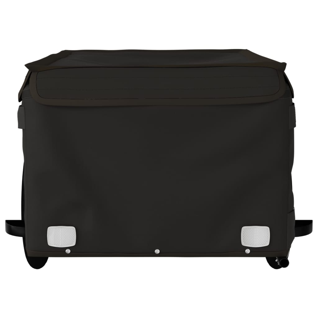 vidaXL Przyczepka rowerowa, czarna, 45 kg, żelazo