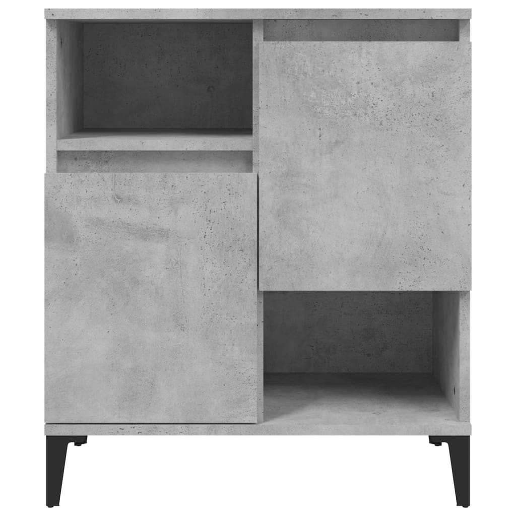 vidaXL Komody, 2 szt., szarość betonu, 60x35x70 cm