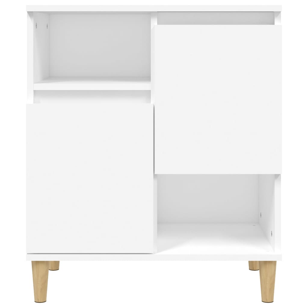 vidaXL Komody, 3 szt., białe, 60x35x70 cm, materiał drewnopochodny