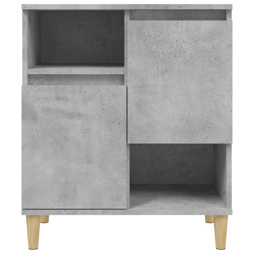 vidaXL Komody, 3 szt., szarość betonu, 60x35x70 cm