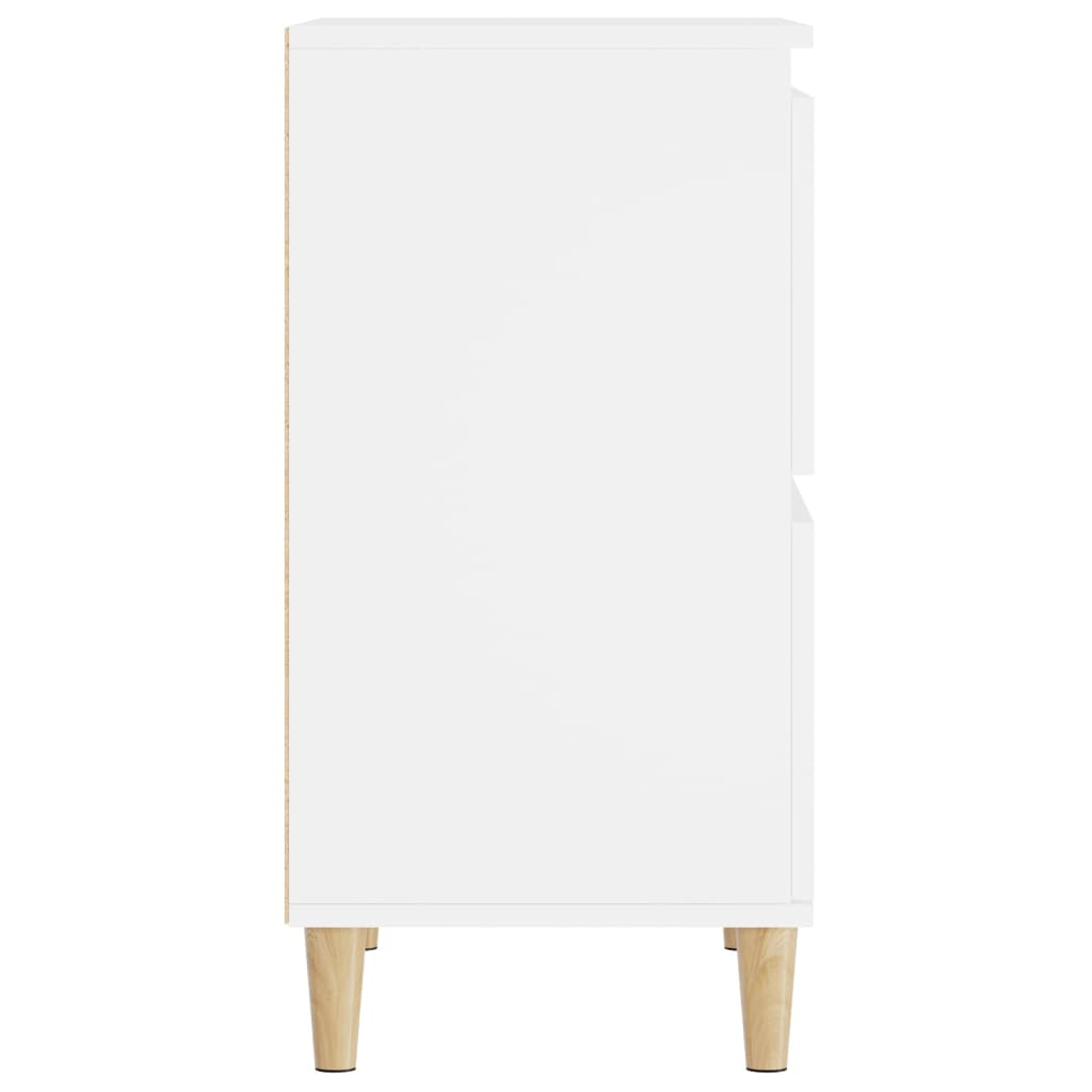 vidaXL Komody, 2 szt., białe, 60x35x70 cm, materiał drewnopochodny