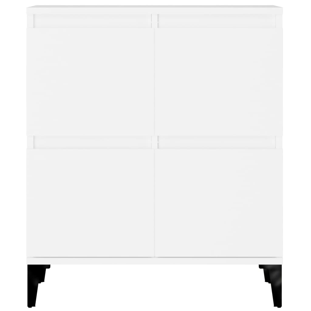 vidaXL Komody, 2 szt., białe, 60x35x70 cm, materiał drewnopochodny
