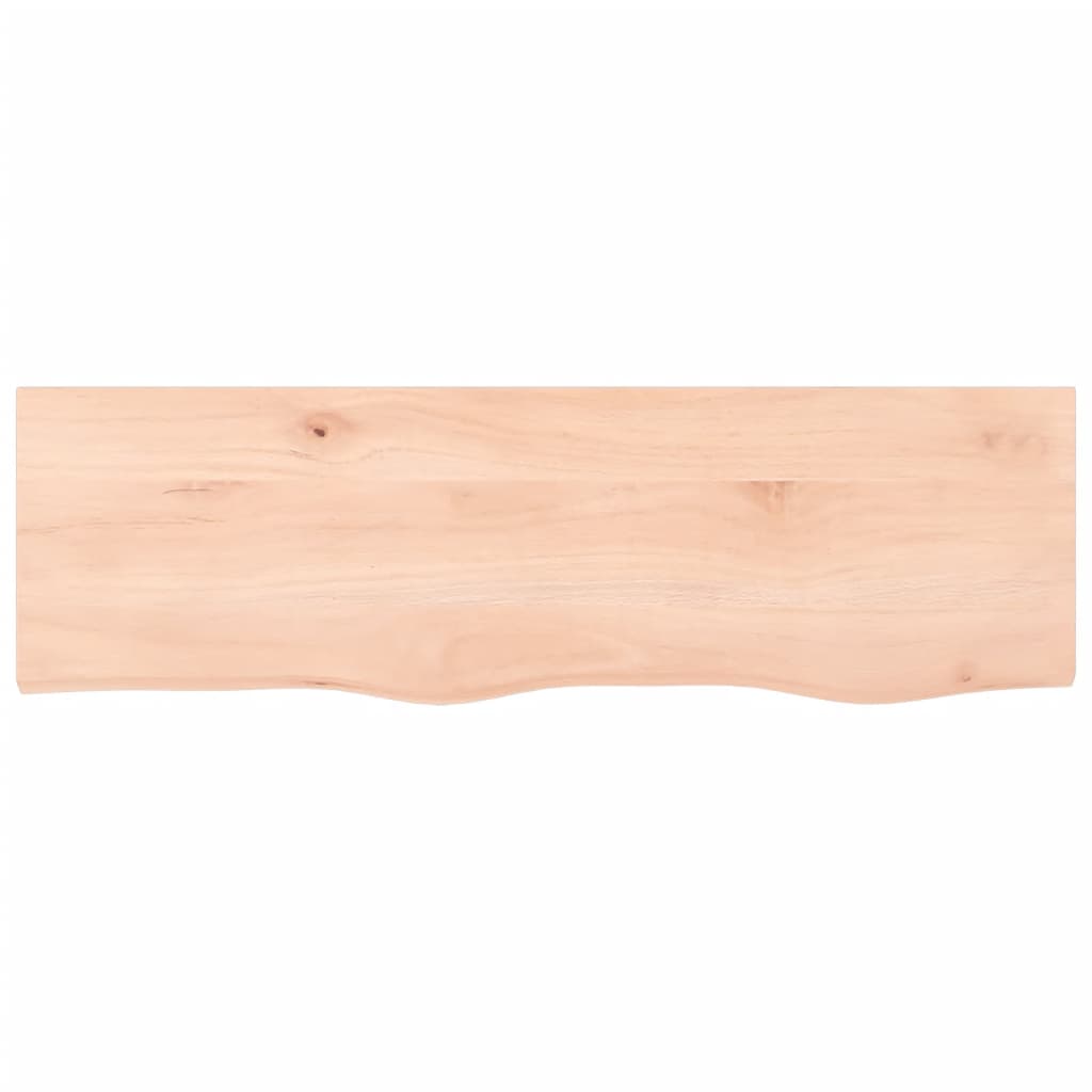 vidaXL Blat do łazienki, 100x30x2 cm, surowe lite drewno