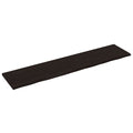 vidaXL Blat stołu, ciemnobrązowy, 220x50x(2-4) cm, lite drewno dębowe