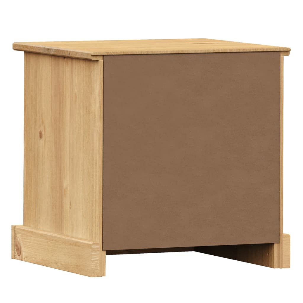vidaXL Szafka nocna VIGO, 42x35x42 cm, lite drewno sosnowe