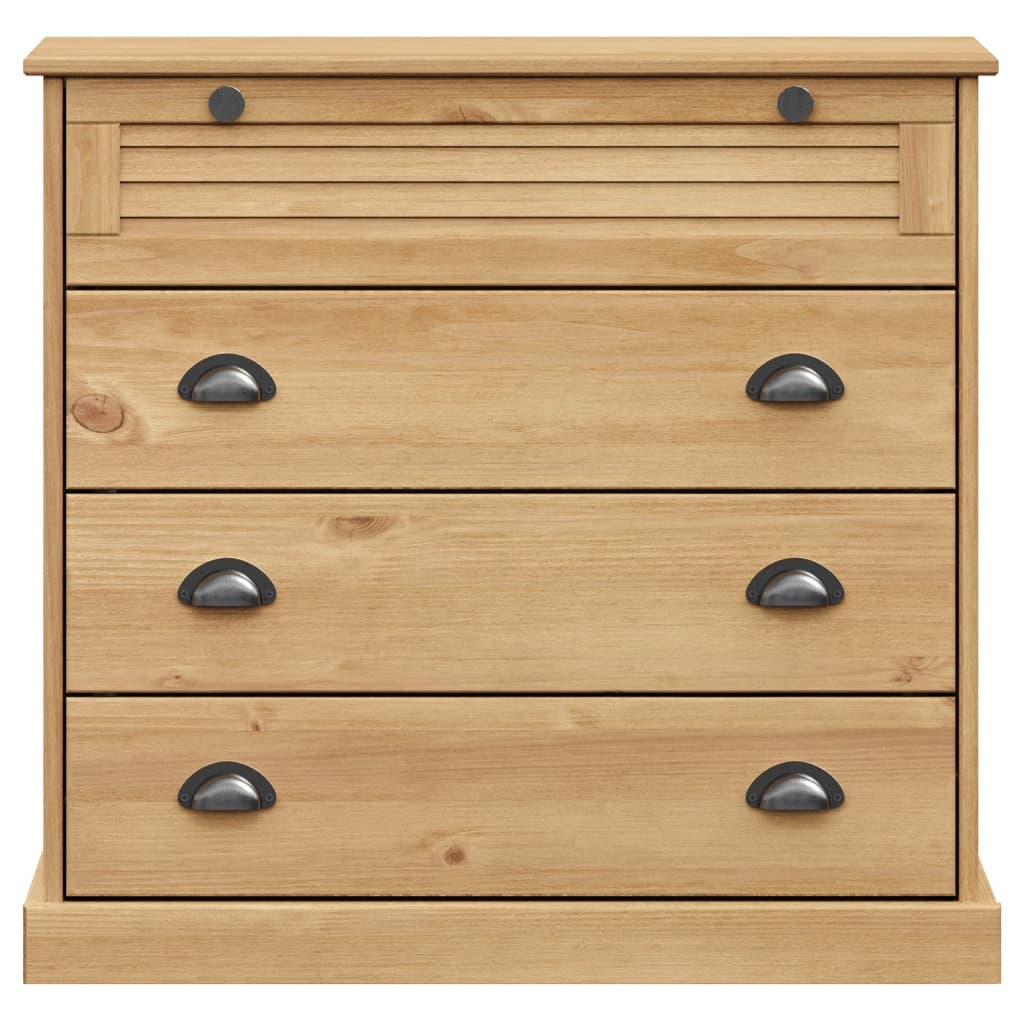 vidaXL Komoda VIGO, 80x40x76 cm, lite drewno sosnowe