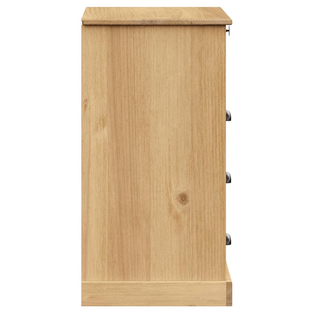 vidaXL Komoda VIGO, 80x40x76 cm, lite drewno sosnowe