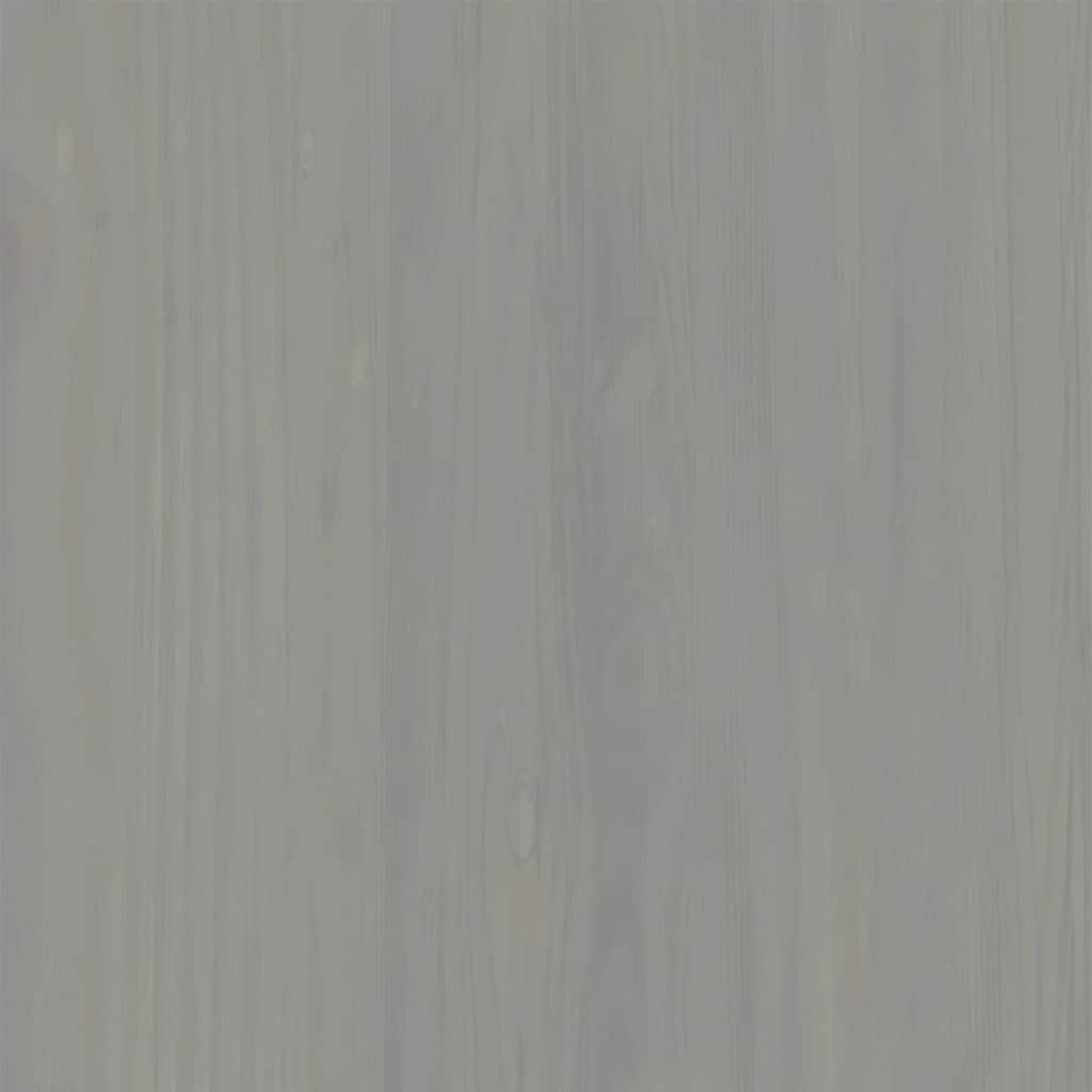 vidaXL Szafa VIGO, szara, 90x55x170 cm, lite drewno sosnowe