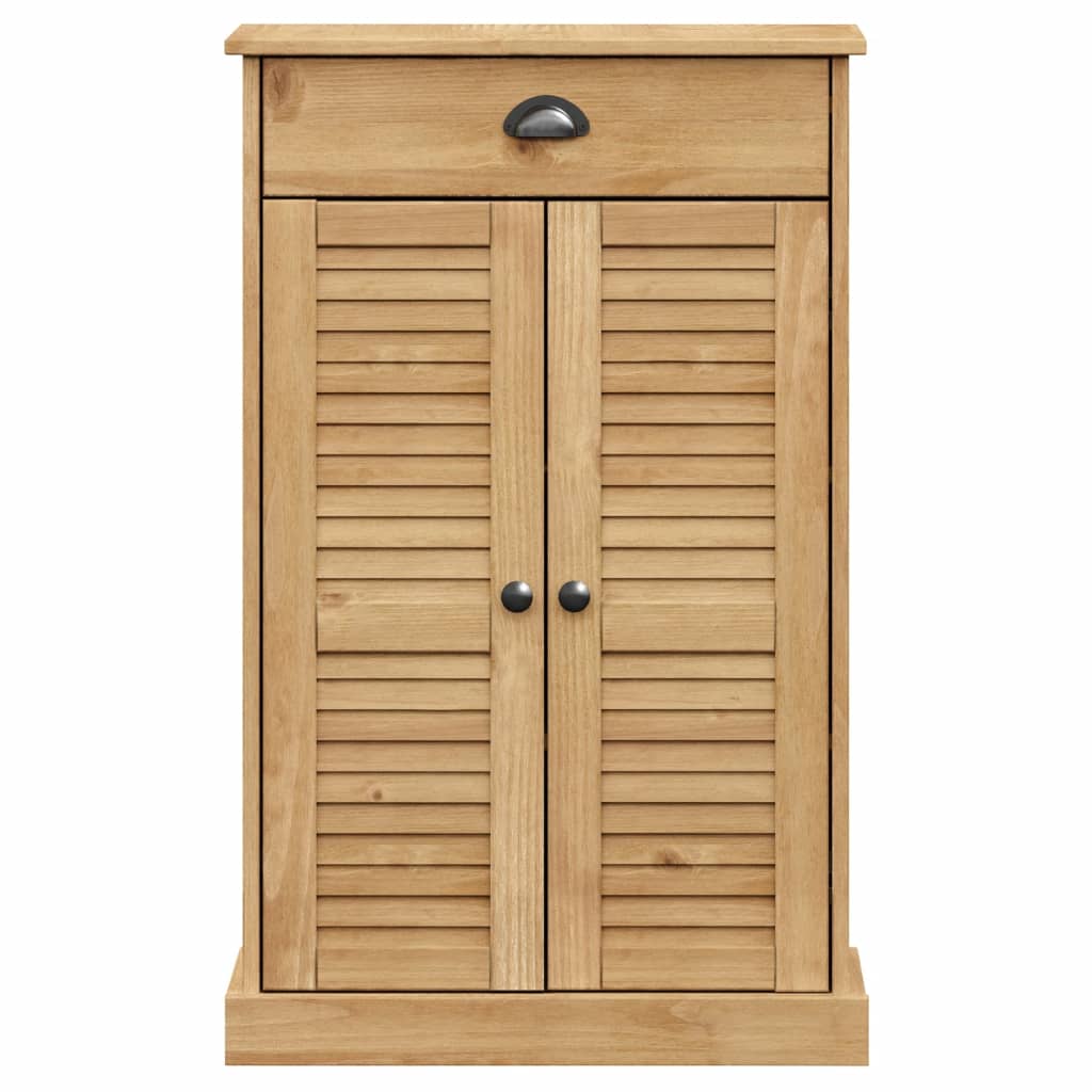 vidaXL Szafka na buty VIGO, 60x35x96 cm, lite drewno sosnowe