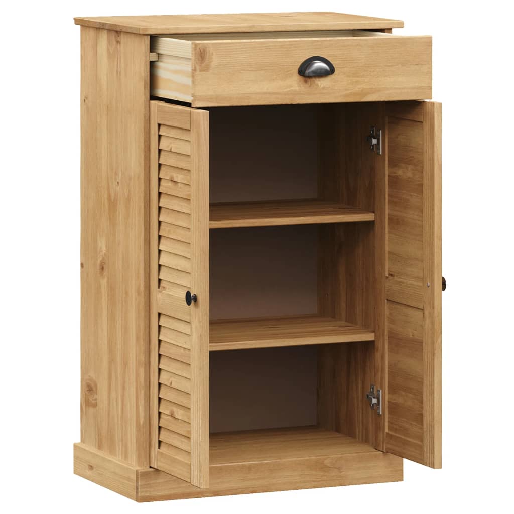 vidaXL Szafka na buty VIGO, 60x35x96 cm, lite drewno sosnowe