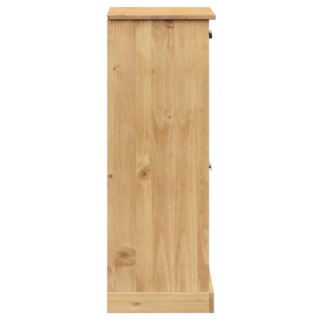 vidaXL Szafka na buty VIGO, 60x35x96 cm, lite drewno sosnowe