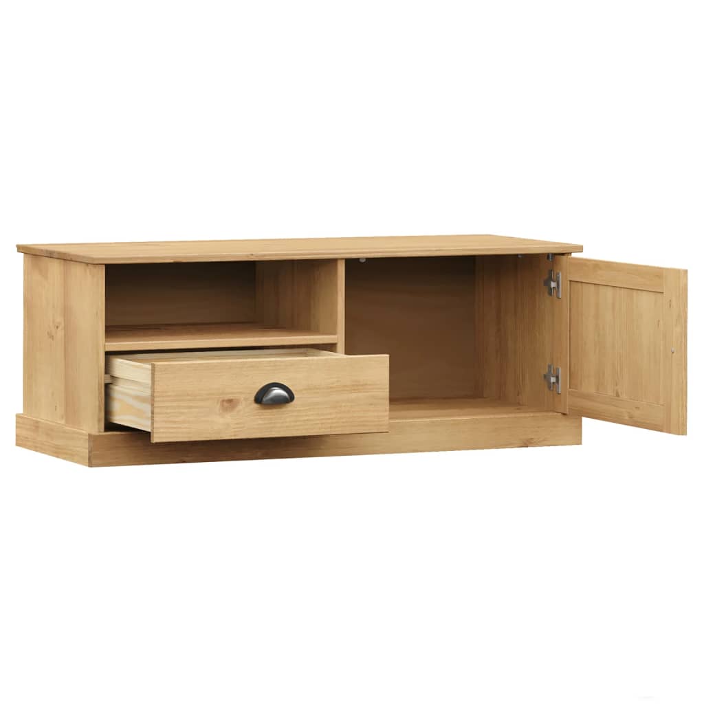 vidaXL Szafka pod TV VIGO, 106x40x40 cm, lite drewno sosnowe