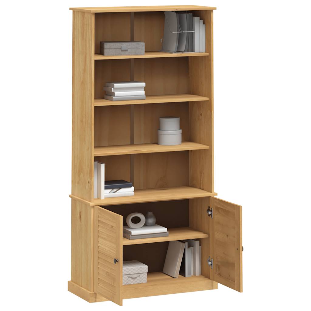 vidaXL Biblioteczka VIGO, 85x35x170 cm, lite drewno sosnowe