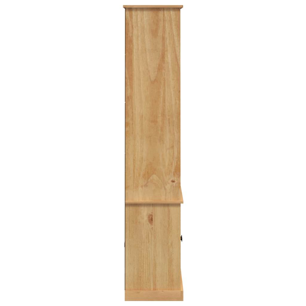 vidaXL Biblioteczka VIGO, 85x35x170 cm, lite drewno sosnowe