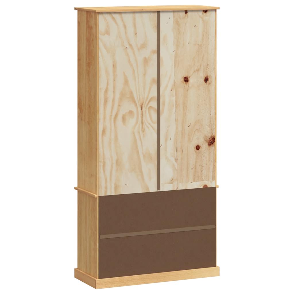 vidaXL Biblioteczka VIGO, 85x35x170 cm, lite drewno sosnowe