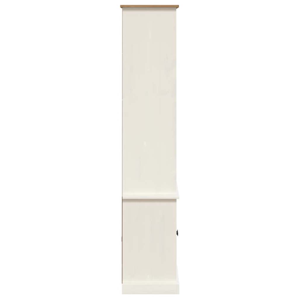 vidaXL Szafka na buty VIGO, biała, 85x35x170 cm, lita sosna