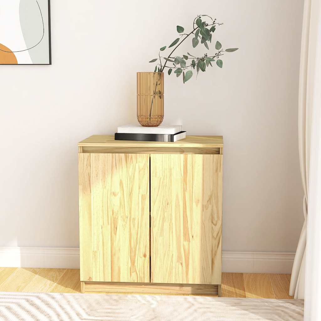 vidaXL Szafka, 60x36x65 cm, lite drewno sosnowe