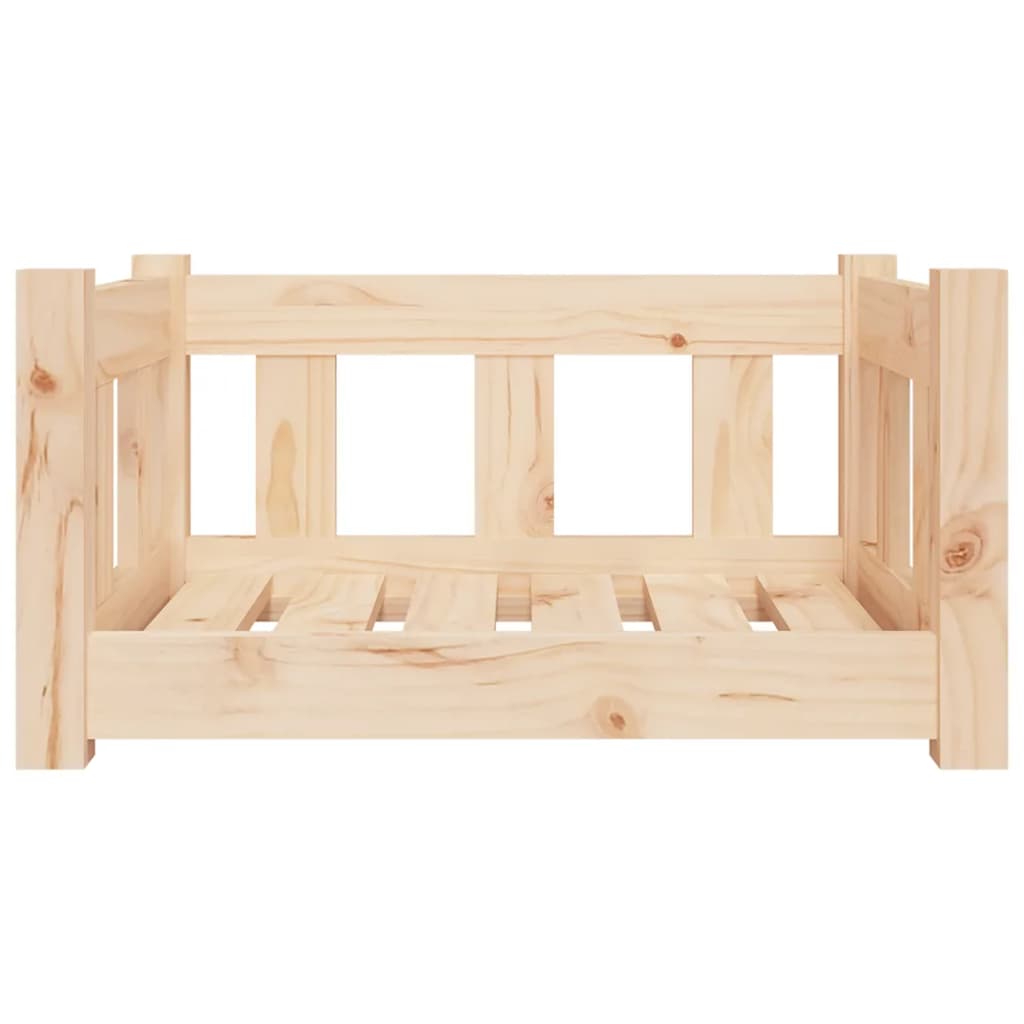 vidaXL Legowisko dla psa, 55,5x45,5x28 cm, lite drewno sosnowe
