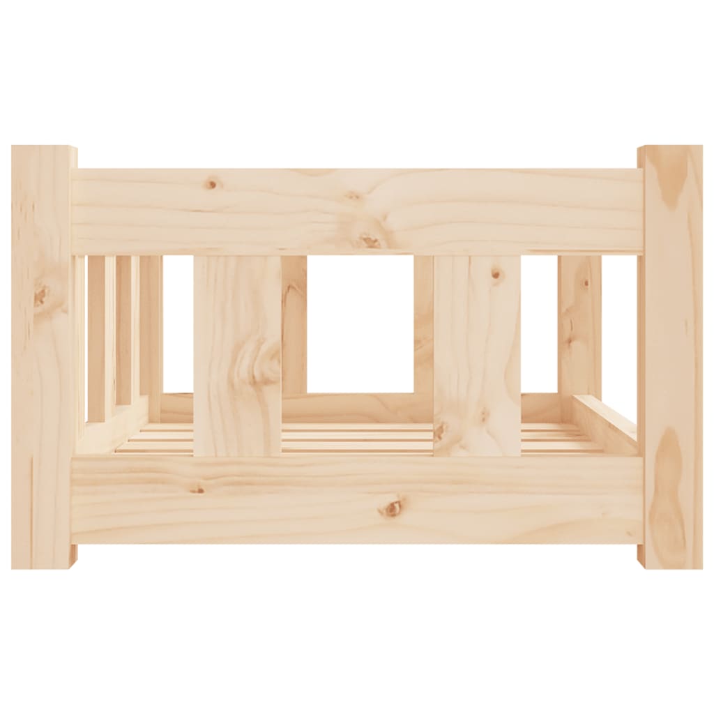vidaXL Legowisko dla psa, 55,5x45,5x28 cm, lite drewno sosnowe