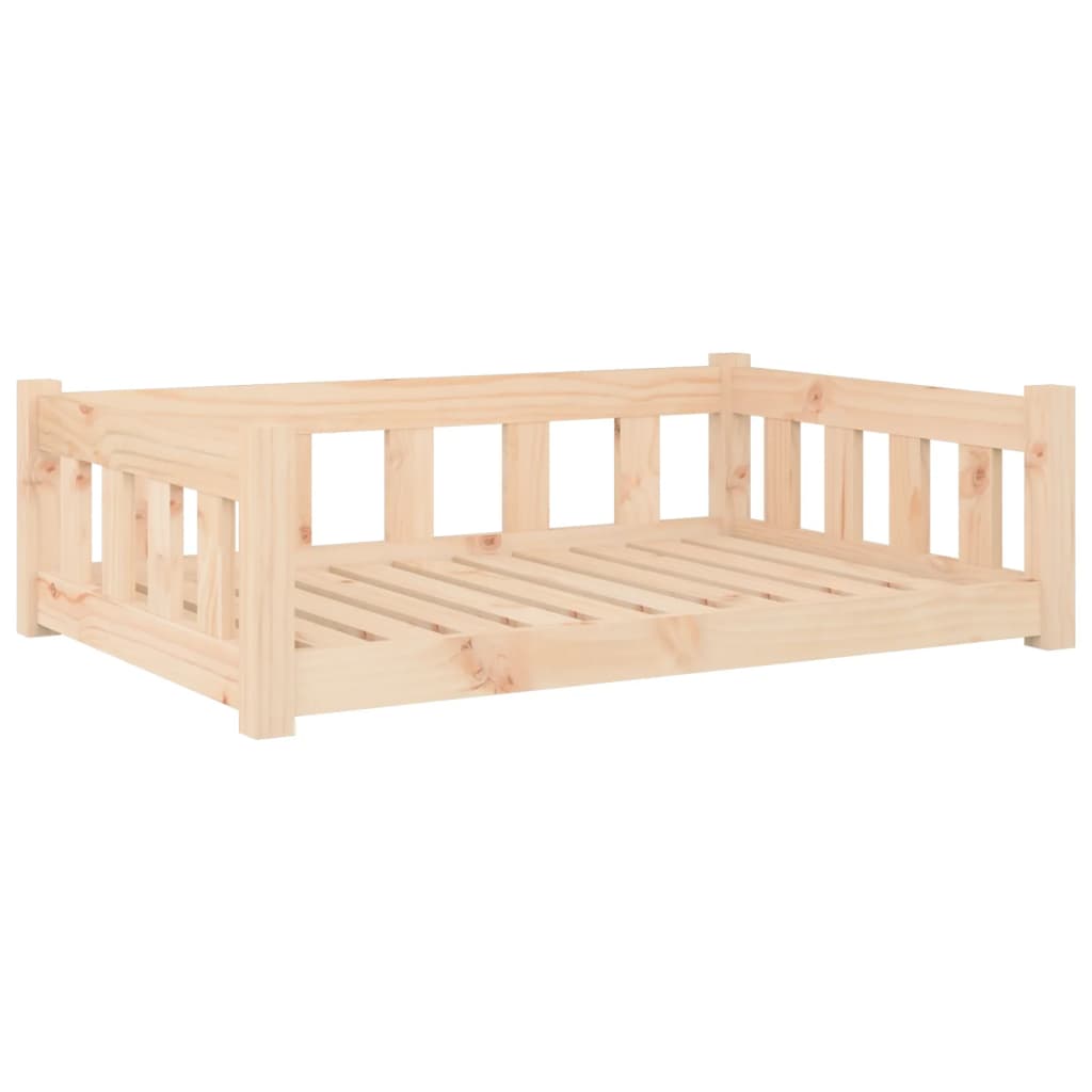 vidaXL Legowisko dla psa, 95,5x65,5x28 cm, lite drewno sosnowe