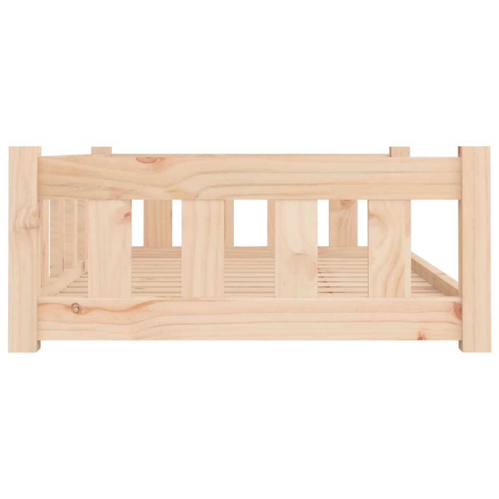 vidaXL Legowisko dla psa, 95,5x65,5x28 cm, lite drewno sosnowe