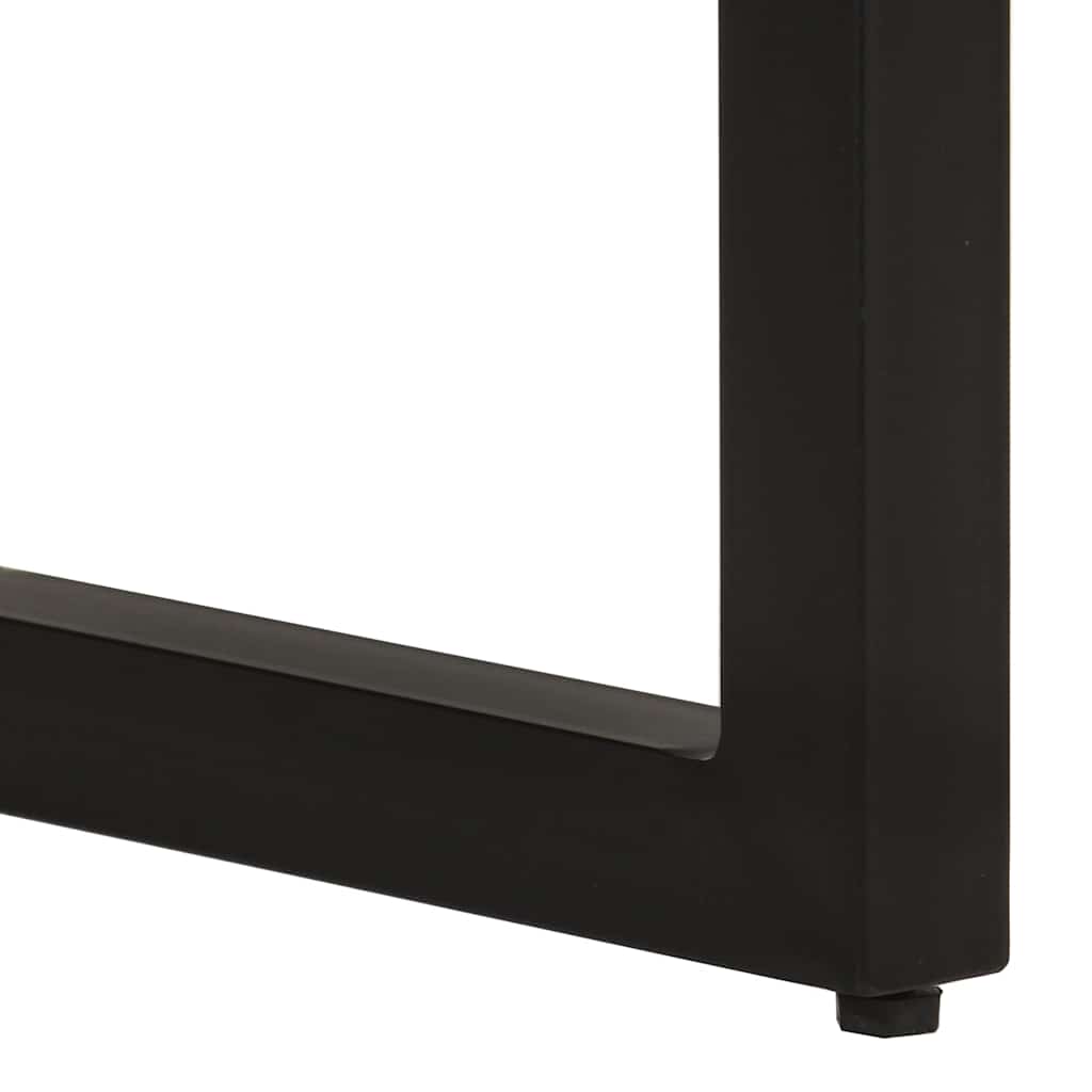 vidaXL Stolik konsolowy, 110x35x76 cm, surowe drewno mango