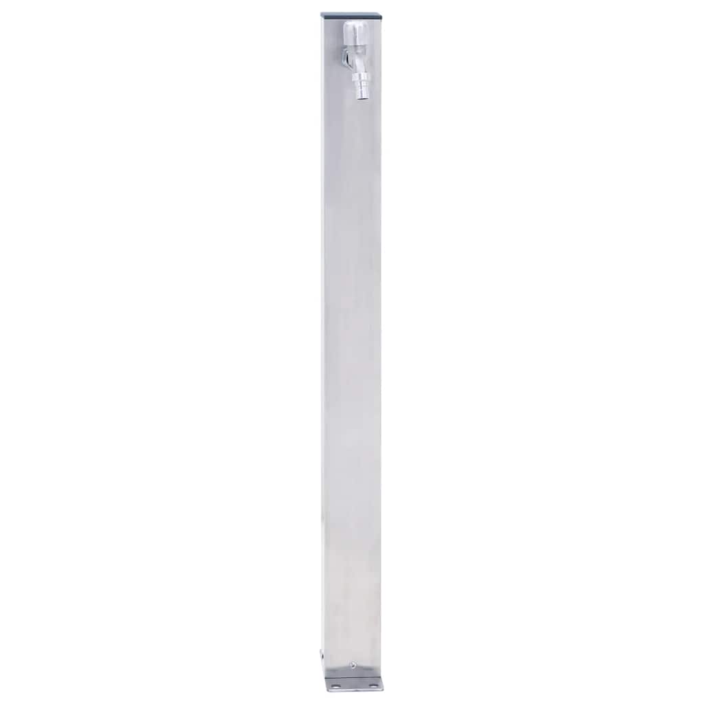 vidaXL Kran ogrodowy na kwadratowym słupku, 60 cm, stal nierdzewna