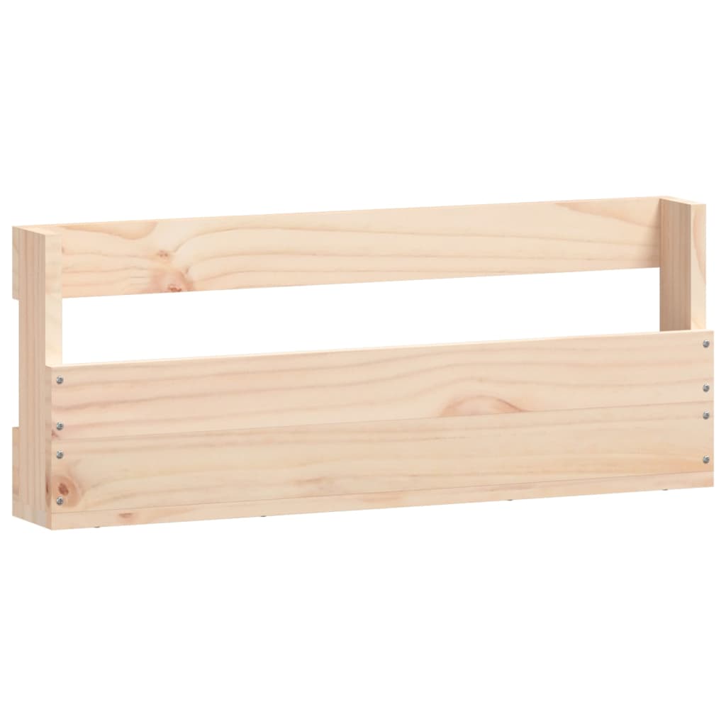 vidaXL Ścienne półki na buty, 2 szt., 59x9x23 cm, sosna