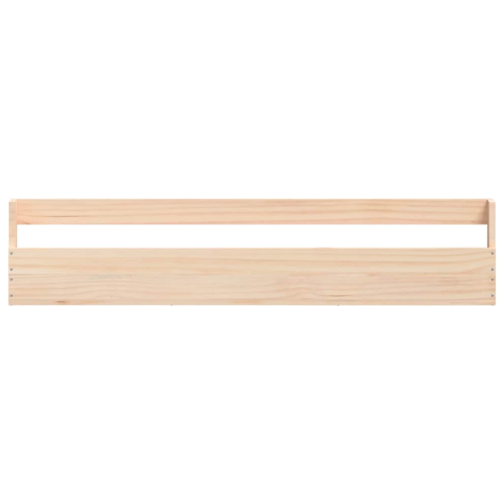 vidaXL Ścienne półki na buty, 2 szt., 110x9x23 cm, sosna