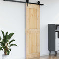 vidaXL Drzwi NARVIK Naturalny 70 x 210 cm Lite Drewno Sosnowe