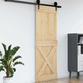vidaXL Drzwi NARVIK Naturalny 80 x 210 cm Lite Drewno Sosnowe
