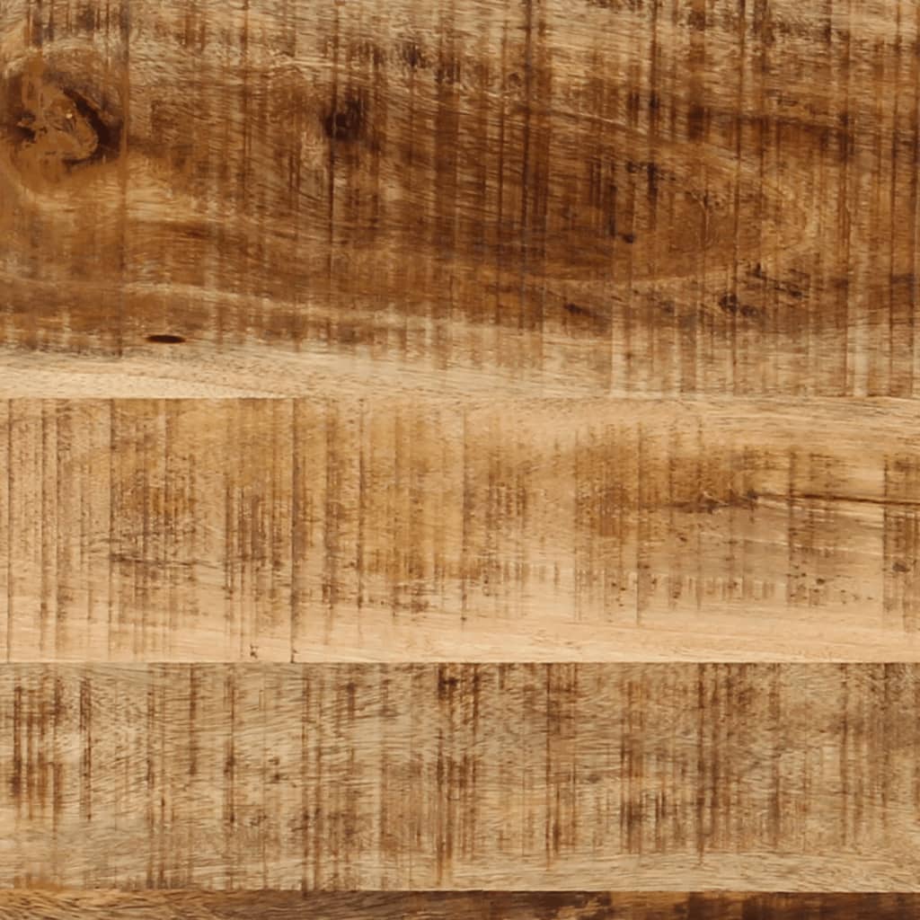 vidaXL Stolik konsolowy, 112x36x76 cm, lite drewno mango i żelazo