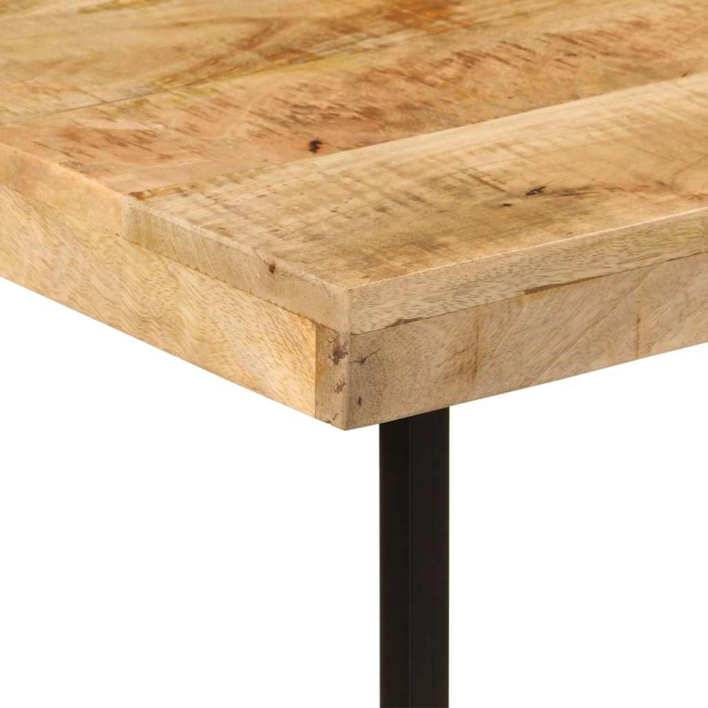 vidaXL Biurko, 165x110x77 cm, lite drewno mango i żelazo