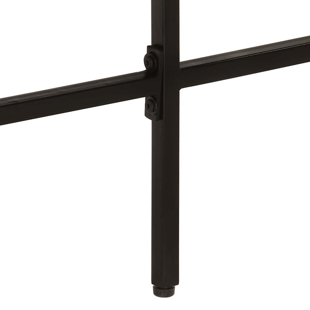 vidaXL Biurko, 165x110x77 cm, lite drewno mango i żelazo