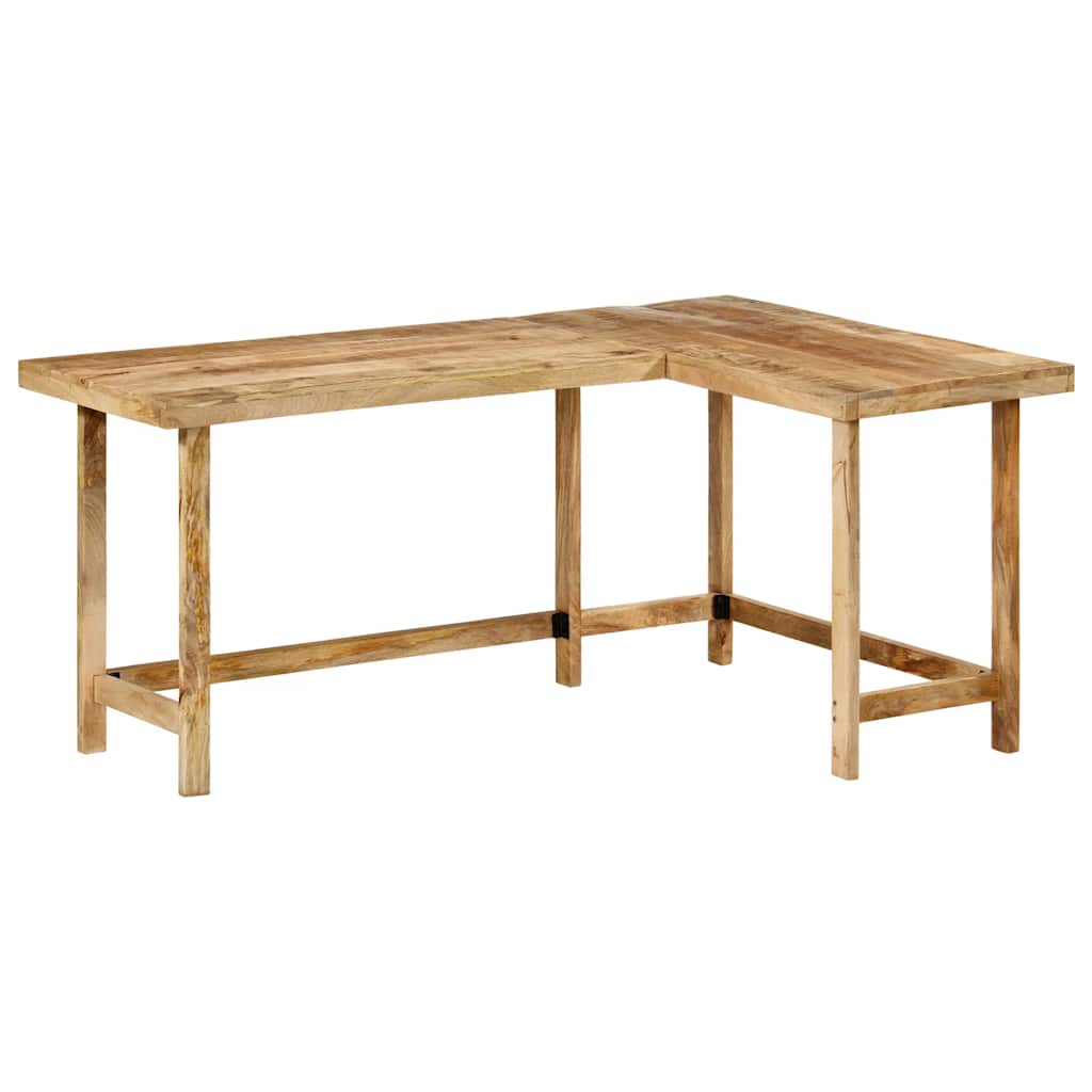 vidaXL Biurko, 165x110x75 cm, lite drewno mango