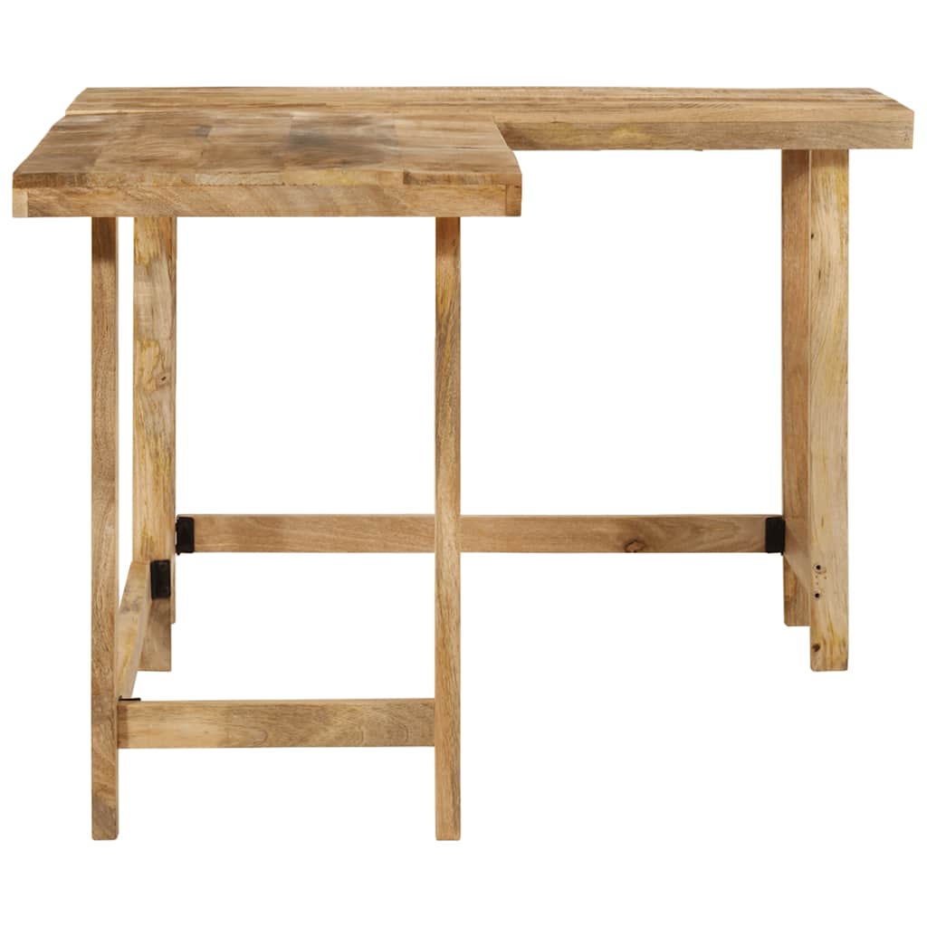 vidaXL Biurko, 165x110x75 cm, lite drewno mango