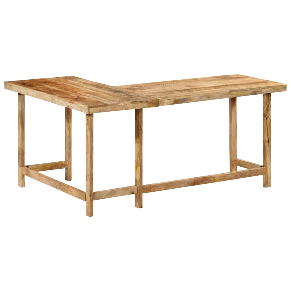 vidaXL Biurko, 165x110x75 cm, lite drewno mango