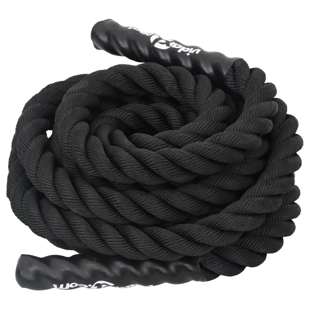 vidaXL Lina bojowa czarna 6 m 4,5 kg poliester