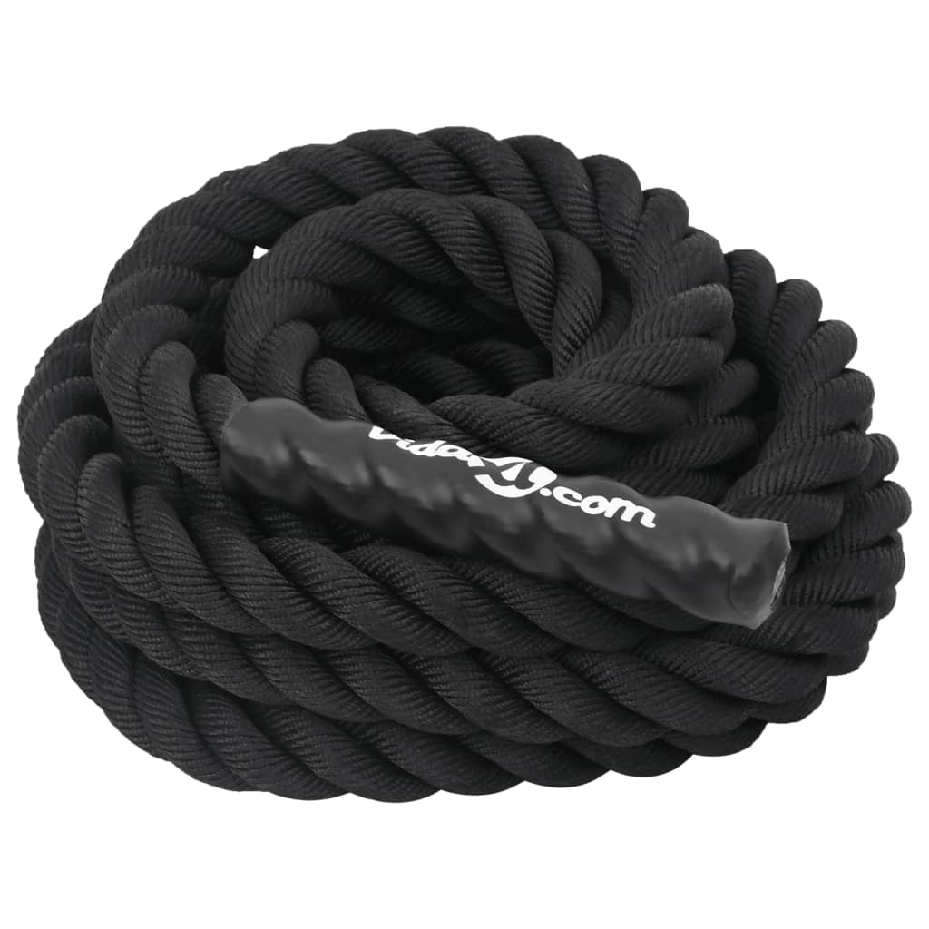 vidaXL Lina bojowa czarna 6 m 4,5 kg poliester