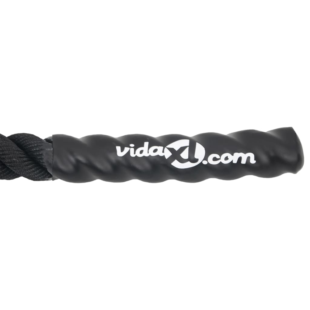 vidaXL Lina bojowa czarna 6 m 4,5 kg poliester