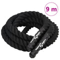 vidaXL Lina bojowa czarna 9 m 6,8 kg poliester