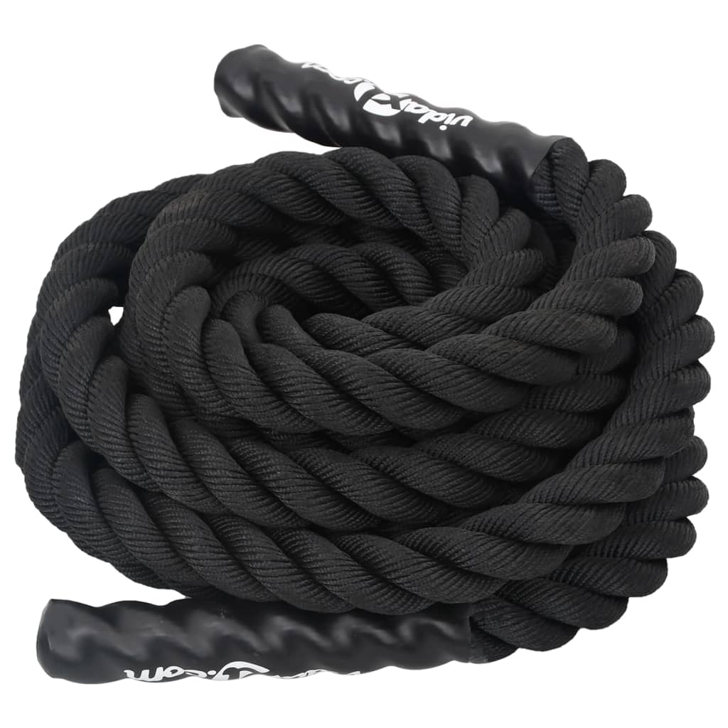 vidaXL Lina bojowa czarna 9 m 6,8 kg poliester