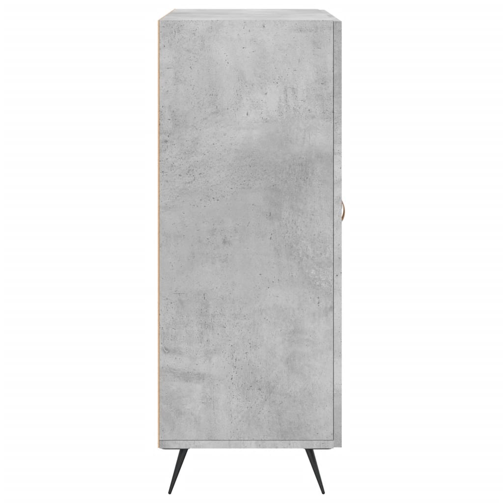vidaXL Szafka, szarość betonu, 69,5x34x90 cm, materiał drewnopochodny
