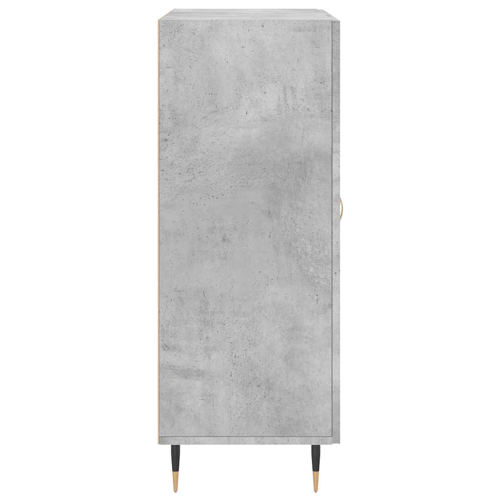 vidaXL Szafka, szarość betonu, 69,5x34x90 cm, materiał drewnopochodny
